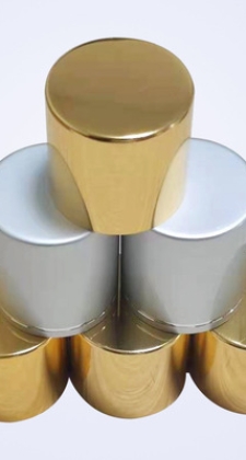 Xi mạ nắp nhựa mỹ phẩm đẹp